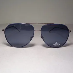 Lacoste L209S Silver Matte New Women\'s Aviator Sunglasses Lacoste L209S Silver Matte New Women main image 4